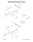 Diagram for 04 - Refrigerator Shelf Parts