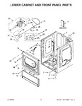 Diagram for 03 - Lower Cabinet And Front Panel Parts