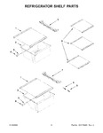 Diagram for 04 - Refrigerator Shelf Parts