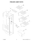 Diagram for 05 - Freezer Liner Parts