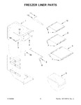 Diagram for 05 - Freezer Liner Parts