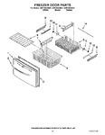 Diagram for 09 - Freezer Door Parts