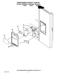 Diagram for 08 - Dispenser Front Parts