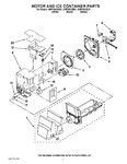 Diagram for 04 - Motor And Ice Container Parts