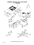 Diagram for 02 - Burners, Grates, And Lights Parts