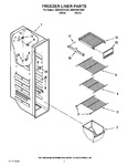 Diagram for 04 - Freezer Liner Parts