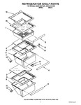 Diagram for 03 - Refrigerator Shelf Parts