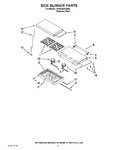 Diagram for 06 - Side Burner Parts