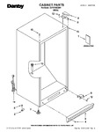 Diagram for 01 - Cabinet Parts