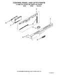 Diagram for 02 - Control Panel And Latch Parts