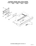 Diagram for 02 - Control Panel And Latch Parts