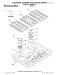 Diagram for 01 - Cooktop, Burner And Grate Parts