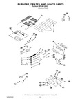 Diagram for 02 - Burners, Grates, And Lights Parts