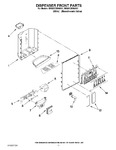 Diagram for 08 - Dispenser Front Parts