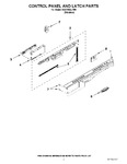 Diagram for 02 - Control Panel And Latch Parts