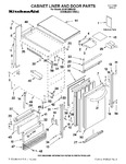 Diagram for 01 - Cabinet Liner And Door Parts