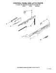 Diagram for 02 - Control Panel And Latch Parts