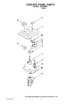 Diagram for 03 - Control Panel Parts