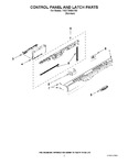 Diagram for 02 - Control Panel And Latch Parts