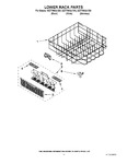 Diagram for 10 - Lower Rack Parts