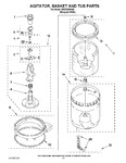 Diagram for 10 - Agitator, Basket And Tub Parts