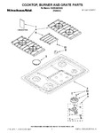 Diagram for 01 - Cooktop, Burner And Grate Parts