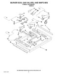 Diagram for 02 - Burner Box, Gas Valves, And Switches