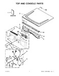 Diagram for 01 - Top And Console Parts