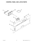 Diagram for 02 - Control Panel And Latch Parts