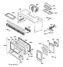 Diagram for 1 - Door, Control, Grill & Case