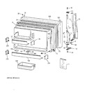 Diagram for 1 - Freezer Door