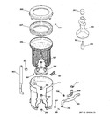 Diagram for 3 - Tub, Basket & Agitator