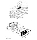 Diagram for 3 - Upper & Lower Oven Door