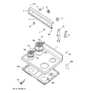 Diagram for 1 - Control Panel & Cooktop