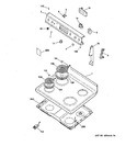 Diagram for 1 - Control Panel & Cooktop