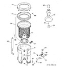 Diagram for 3 - Tub, Basket & Agitator