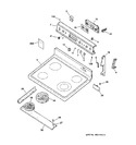 Diagram for 1 - Cooktop & Control Panel