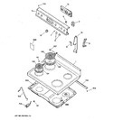 Diagram for 1 - Control Panel & Cooktop