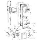 Diagram for 1 - Freezer Door