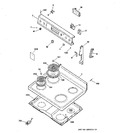 Diagram for 1 - Control Panel & Cooktop