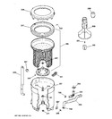 Diagram for 3 - Tub, Basket & Agitator