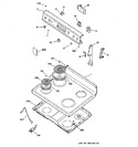 Diagram for 1 - Control Panel & Cooktop