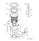 Diagram for 3 - Tub, Basket & Agitator