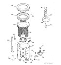 Diagram for 3 - Tub, Basket & Agitator