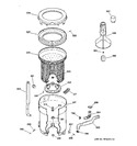 Diagram for 3 - Tub, Basket & Agitator