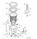 Diagram for 3 - Tub, Basket & Agitator