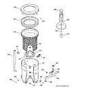 Diagram for 3 - Tub, Basket & Agitator