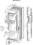 Diagram for 2 - Fresh Food Door