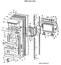 Diagram for 2 - Fresh Food Door