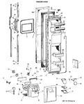 Diagram for 1 - Freezer Door